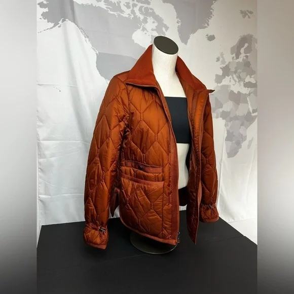 Women's Andrew Marc Sport Diamond Quilted Stand Collar Puffer Jacket Size Xs - Picture 6 of 11